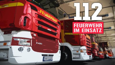 112: Feuerwehr im Einsatz