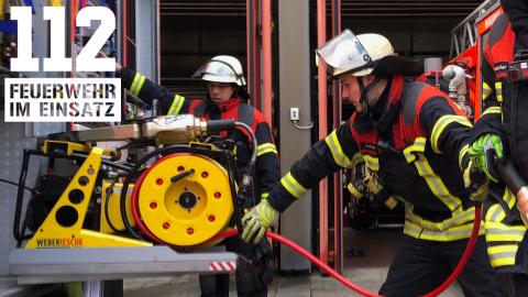 112: Feuerwehr im Einsatz