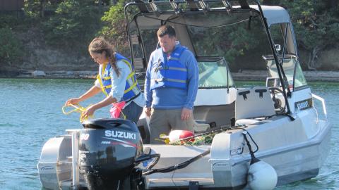 Water Woos Newlyweds Home