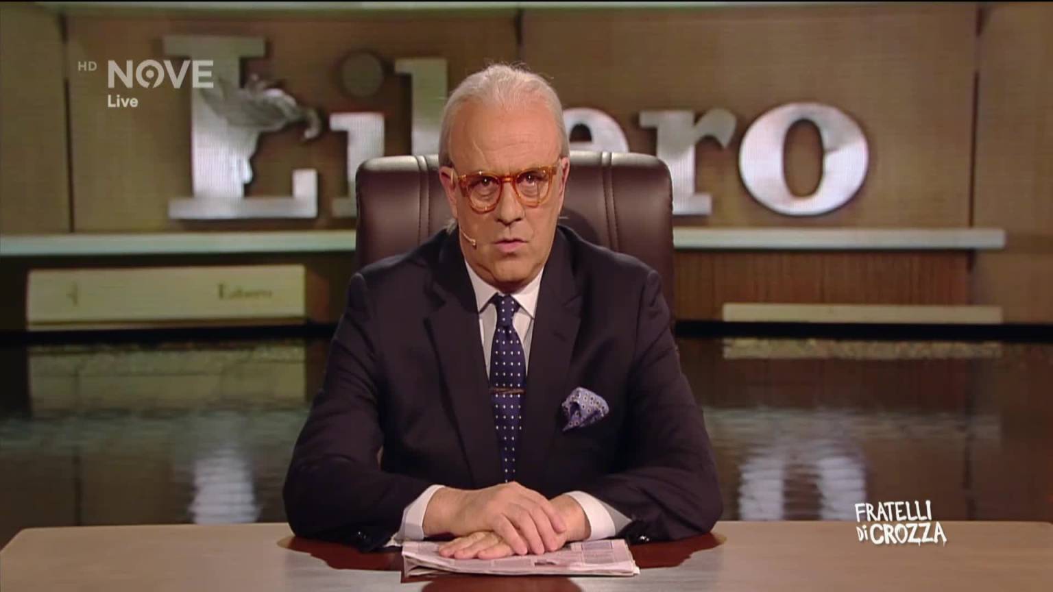 Crozza Feltri: a casa di Fabio Volo non rubano