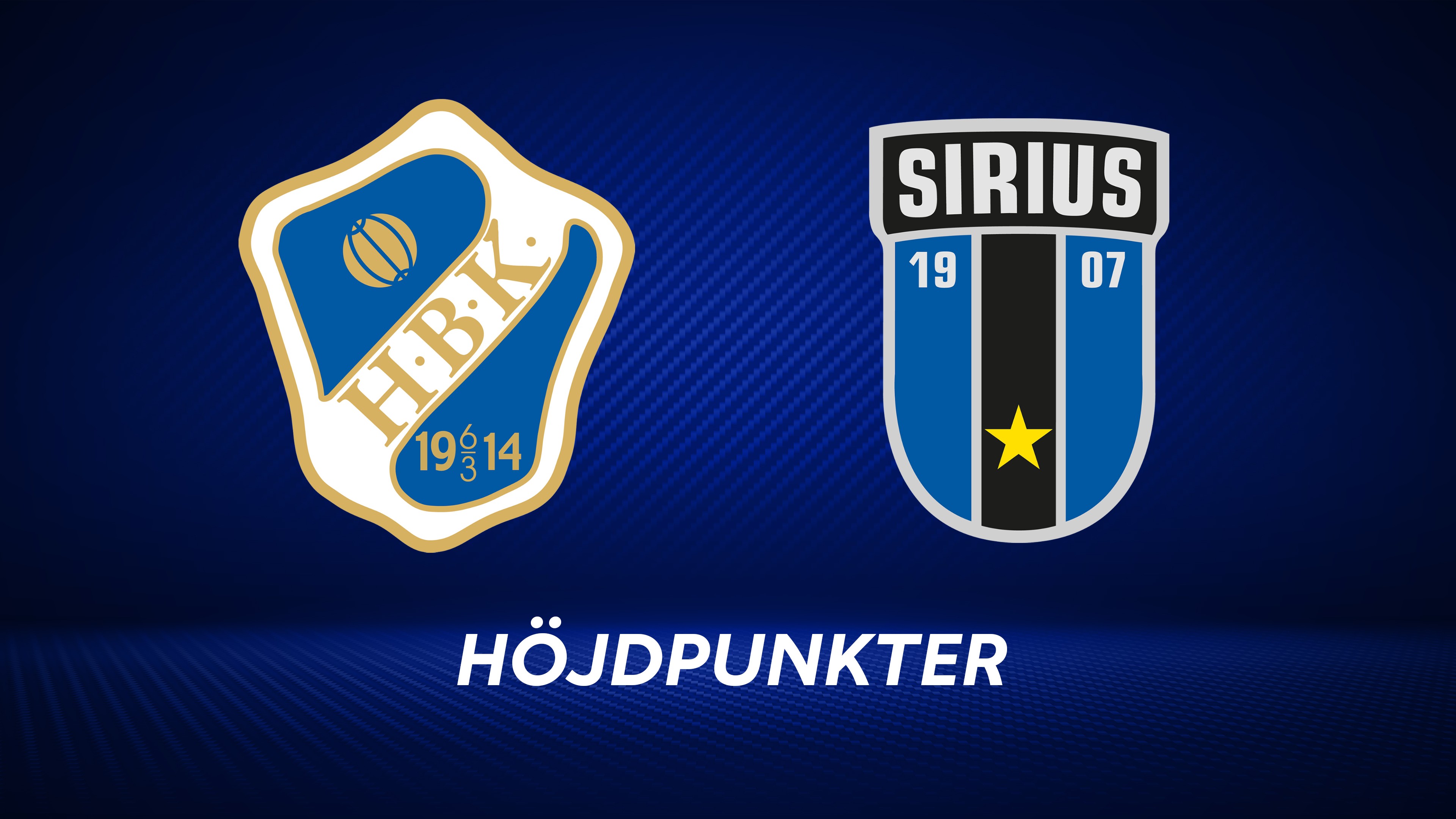 Höjdpunkter: Halmstads BK - IK Sirius