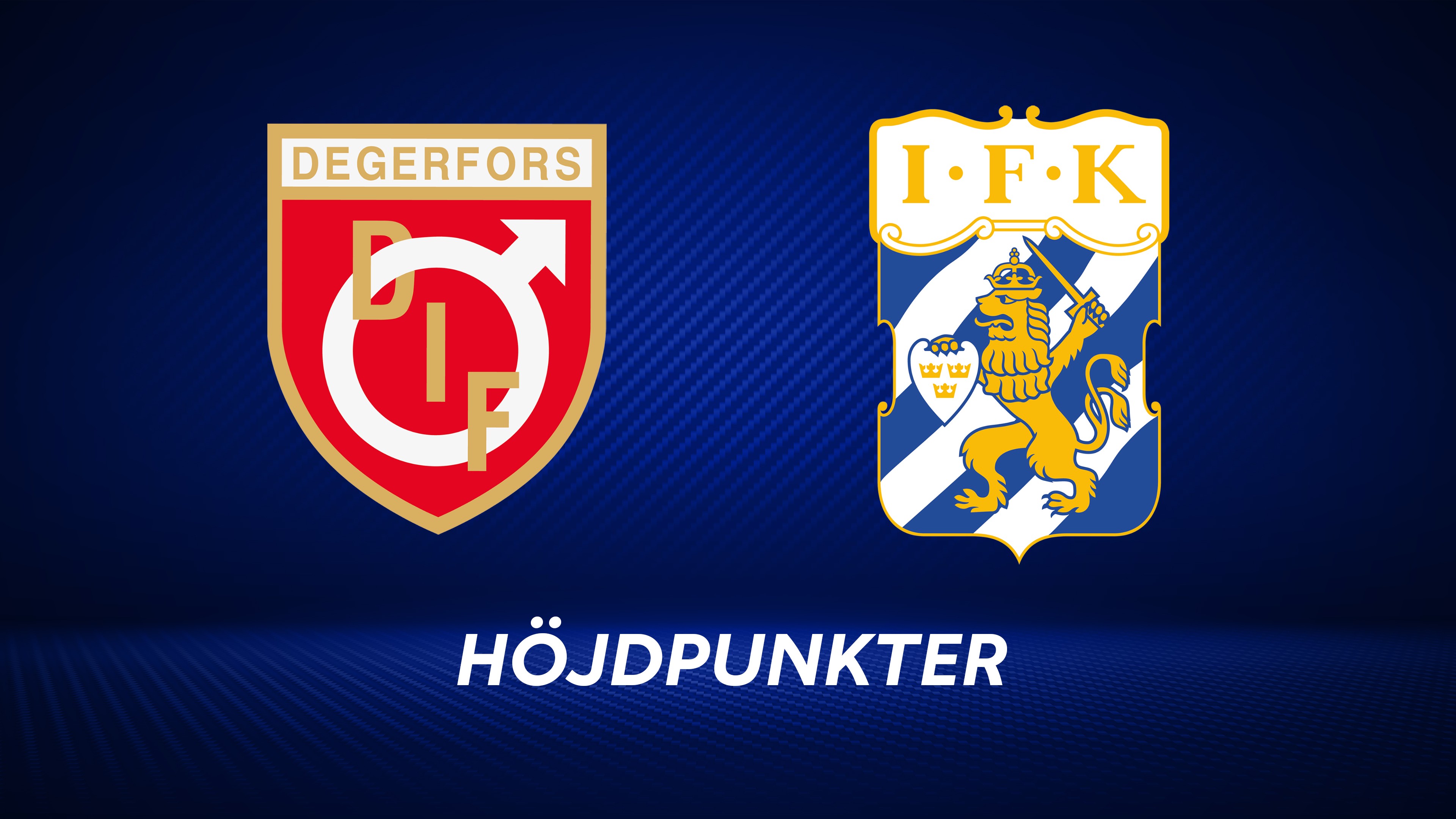 Höjdpunkter: Degerfors IF - IFK Göteborg