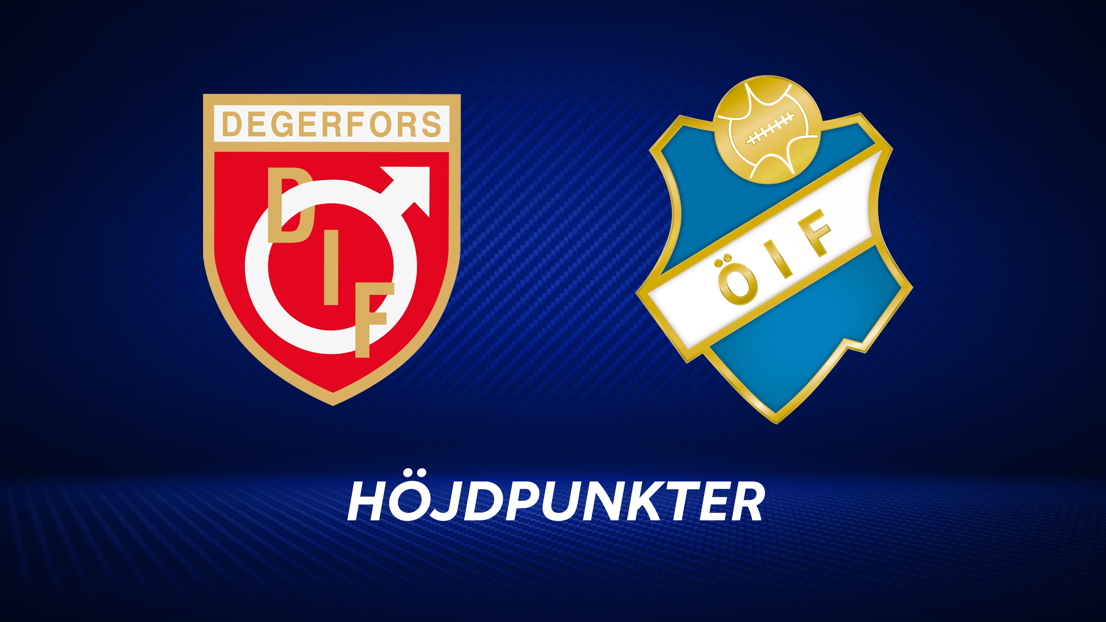 Höjdpunkter: Degerfors IF - Östers IF