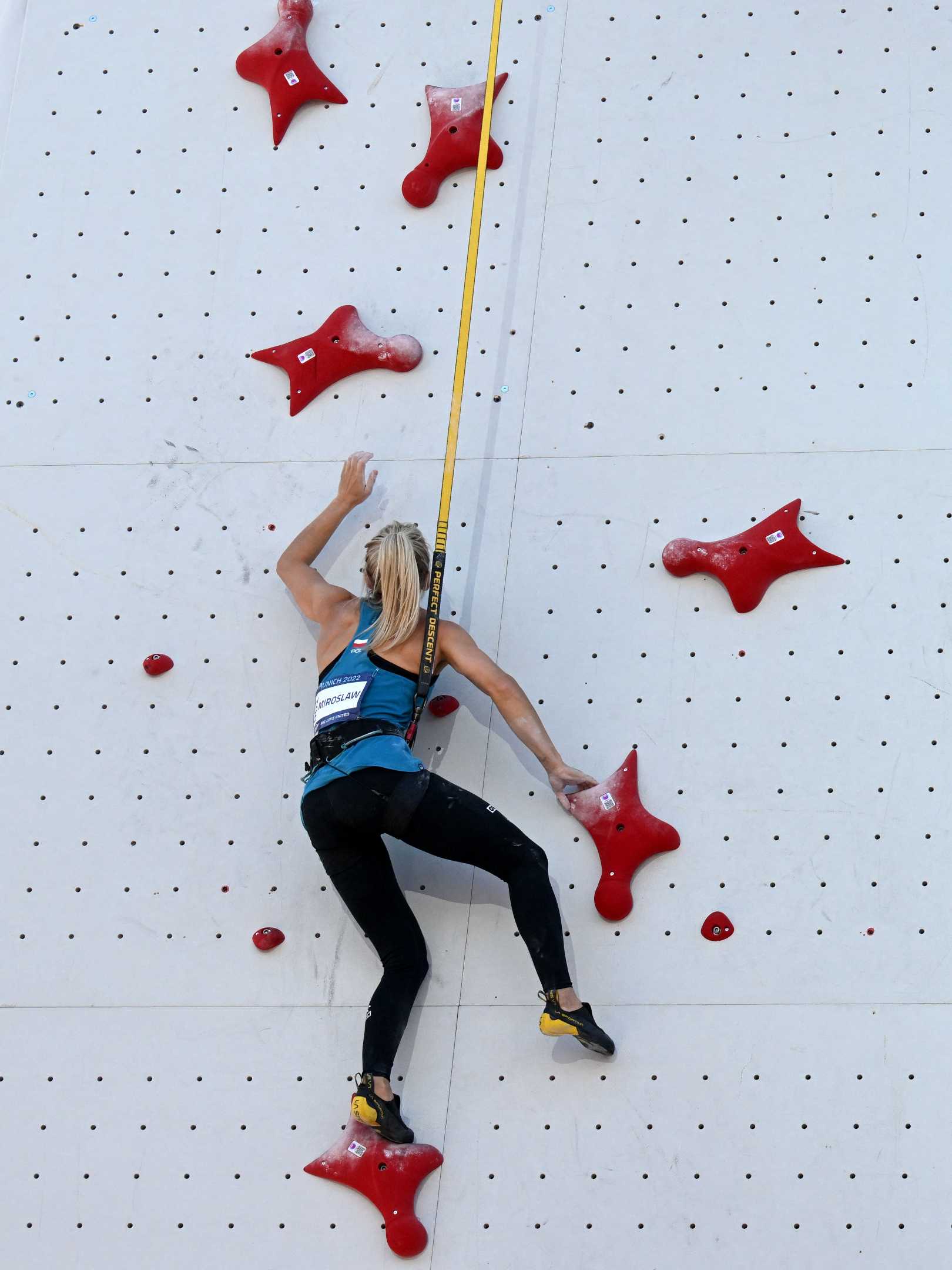 20 55 Herrar och damer Speed Final klättring