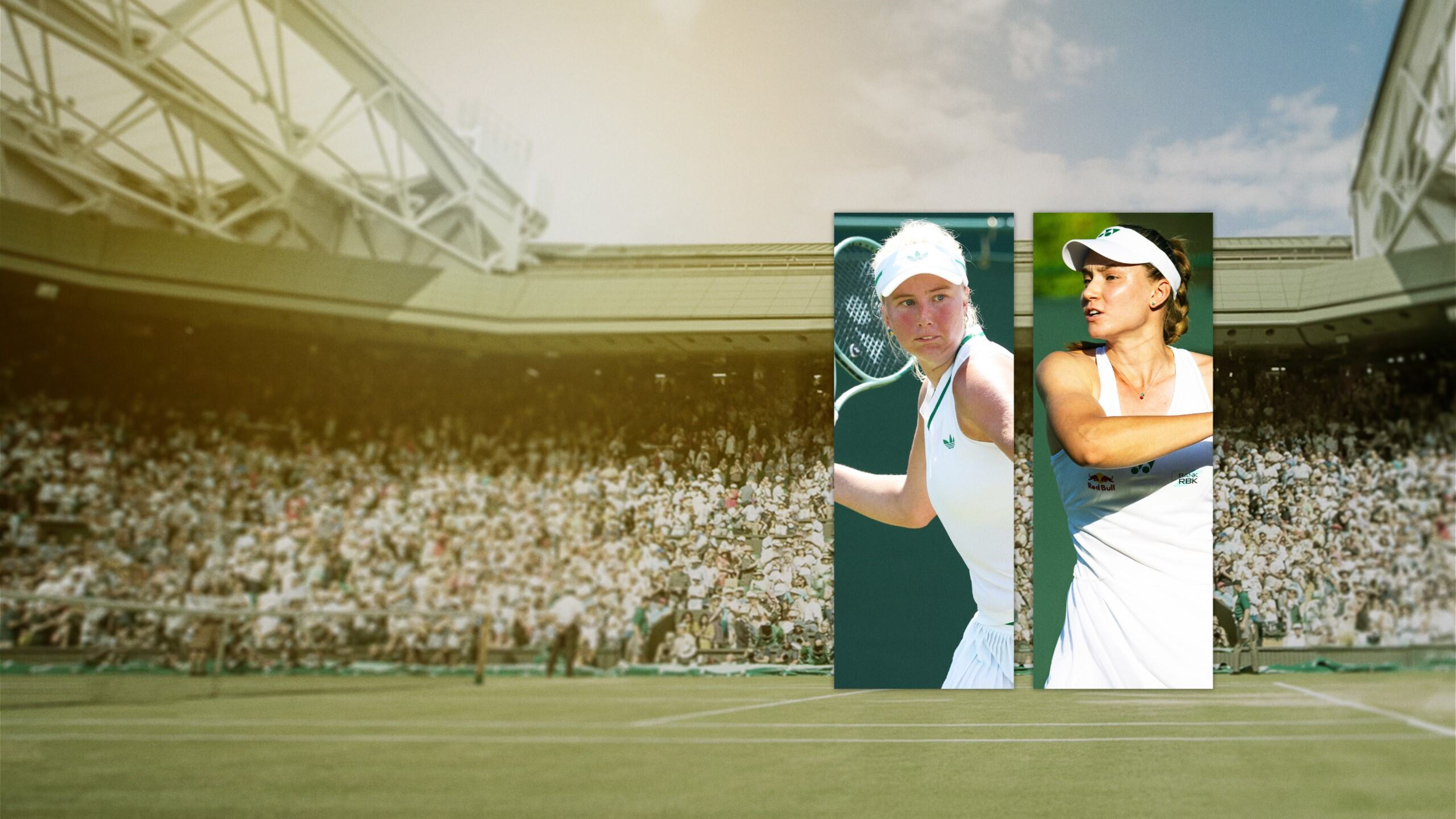 11 55 Clara Tauson Elena Rybakina tennis