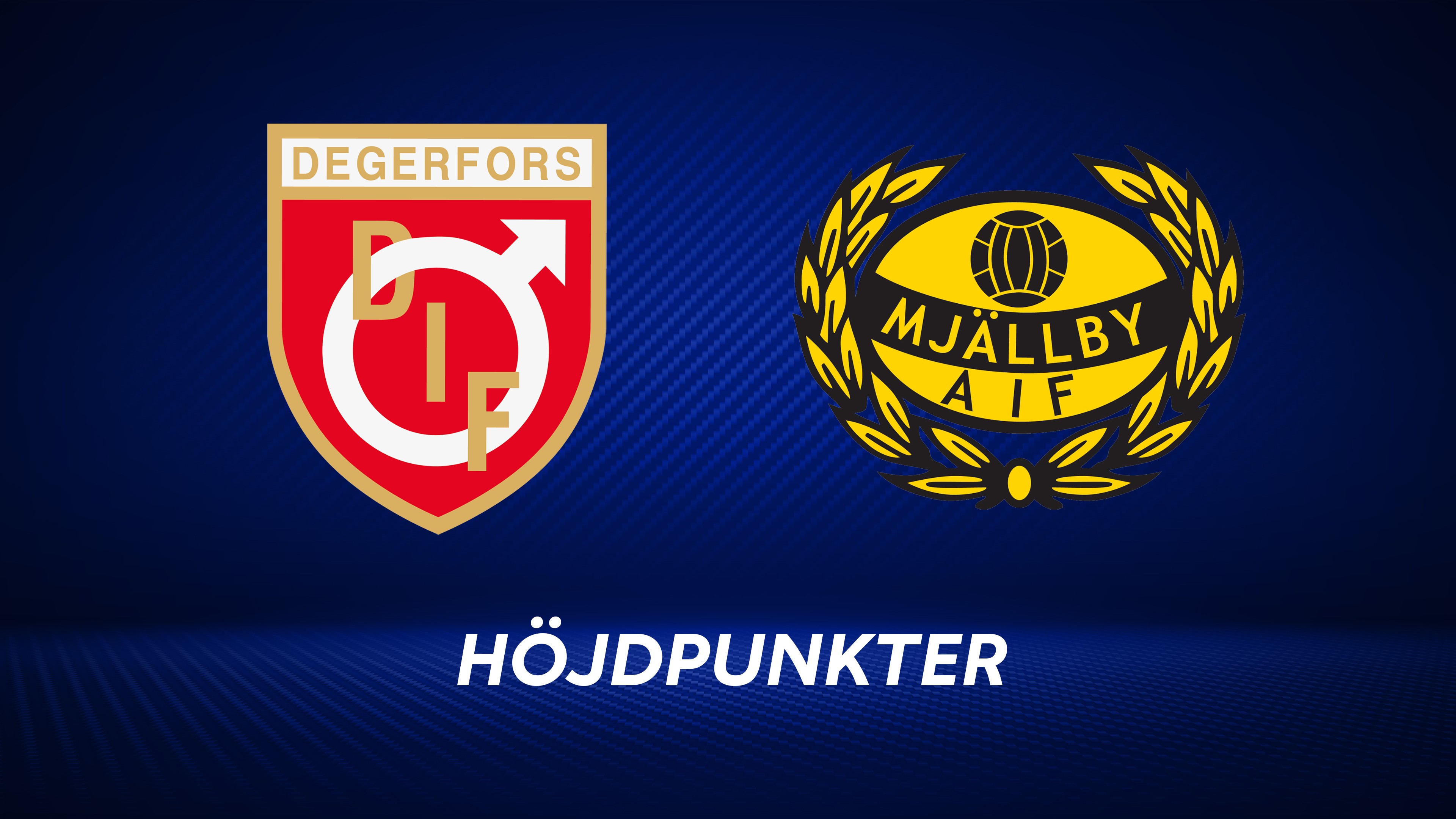 Höjdpunkter: Degerfors IF - Mjällby AIF